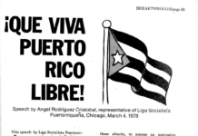 1978 Spring Breakthrough Magazine: Speech by Angel Rodríguez Cristobal